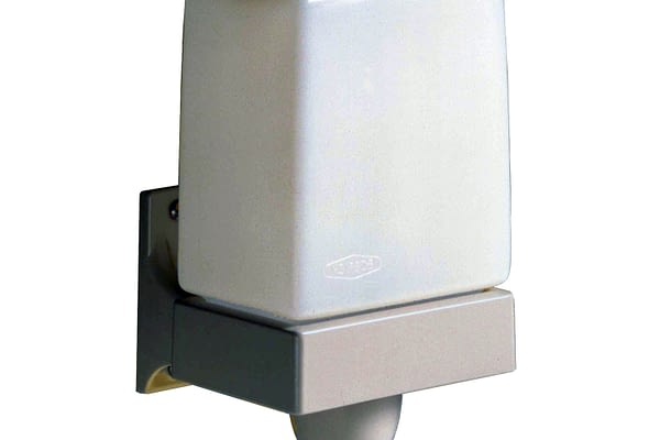 Plastic Soap Dispenser With Nickel Base