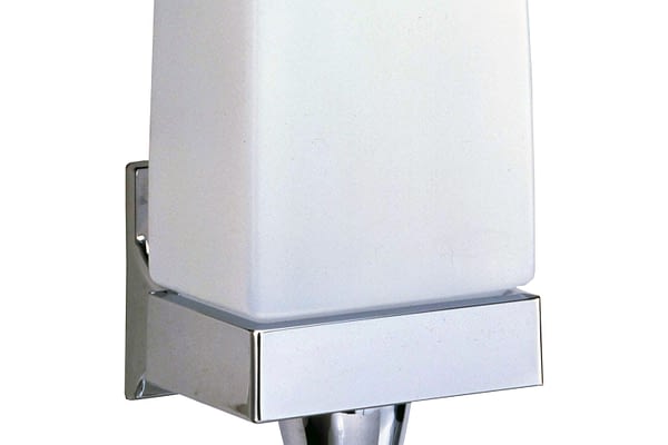 Plastic Soap Dispenser With Chrome Base