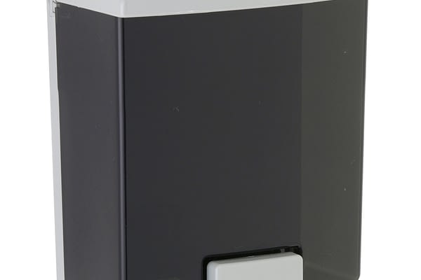 Black and Grey Plastic Soap Dispenser