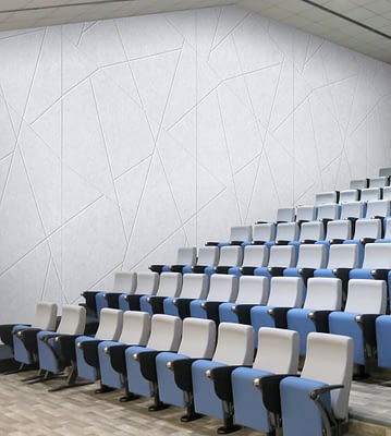 Akouo-GiosFelt-Carve-grooved-wall-panels-FT20-auditorium