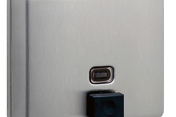 Chrome Square Wall Mounted Soap Dispenser