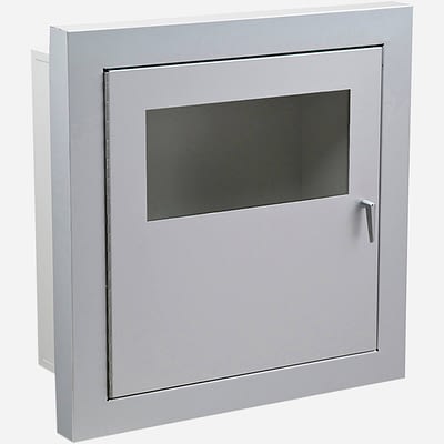 Silver Fire Extinguisher Cabinet