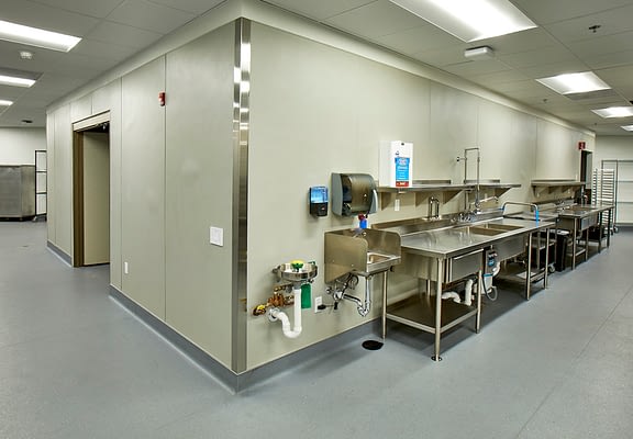 Wall Protection in a Commercial Kitchen Setting